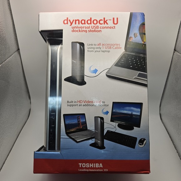 Toshiba Dynadock U Universal USB Docking Station PA3575U-1PRP - Picture 1 of 16